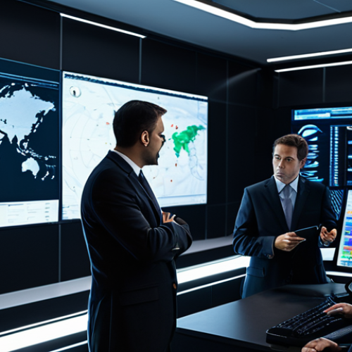 Home 25 A team of professional strategists, fully clothed in modest, modern business attire, gathered around a large holographic display in a high-tech command center. They are intently analyzing game statistics and tactical maps, with one strategist pointing at a crucial data point, while others listen and nod in understanding. The atmosphere is focused and analytical, emphasizing learning from past engagements. The setting features sleek consoles and ambient strategic lighting. safe for work, appropriate content, fully clothed, professional, perfect anatomy, correct proportions, natural pose, well-formed hands, proper finger count, natural body proportions, high-quality professional photography, detailed, realistic.