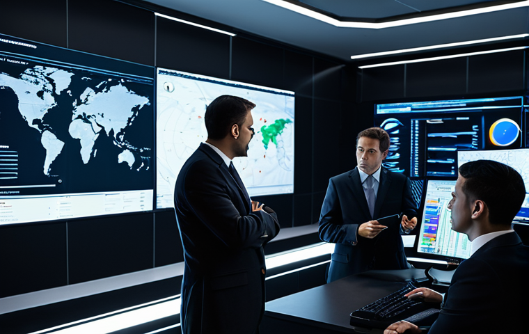 A team of professional strategists, fully clothed in modest, modern business attire, gathered around a large holographic display in a high-tech command center. They are intently analyzing game statistics and tactical maps, with one strategist pointing at a crucial data point, while others listen and nod in understanding. The atmosphere is focused and analytical, emphasizing learning from past engagements. The setting features sleek consoles and ambient strategic lighting. safe for work, appropriate content, fully clothed, professional, perfect anatomy, correct proportions, natural pose, well-formed hands, proper finger count, natural body proportions, high-quality professional photography, detailed, realistic.