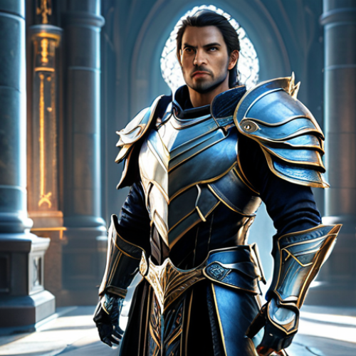 Home 22 A majestic fantasy RPG hero, fully clothed in intricate, modest, and professional-grade enchanted armor. The character stands confidently in a richly detailed, grand fantasy training hall, subtle magical glows emanating from their perfectly proportioned body and well-formed hands, symbolizing optimized attributes and powerful enchantments. Their natural pose and proper finger count are clearly visible, showcasing natural body proportions. The lighting is dramatic, highlighting the high-quality textures of their appropriate attire. safe for work, appropriate content, family-friendly, perfect anatomy, correct proportions, professional photography, high quality.