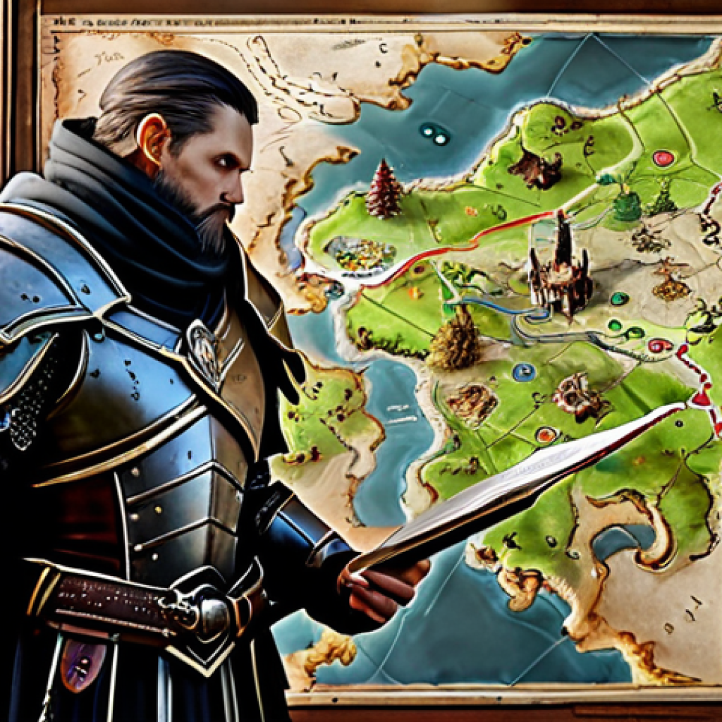 리니지M 희귀 몬스터 리스폰 - Strategic Planning**

"A fully clothed Lineage M player character, a warrior in modest armor, studyi...