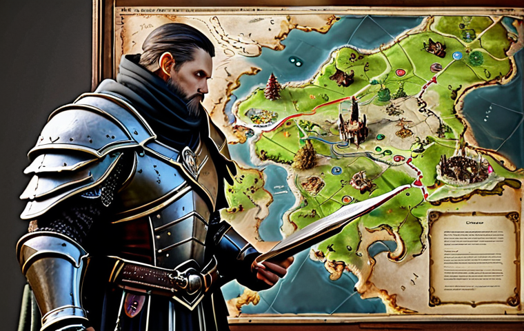 리니지M 희귀 몬스터 리스폰 - Strategic Planning**

"A fully clothed Lineage M player character, a warrior in modest armor, studyi...