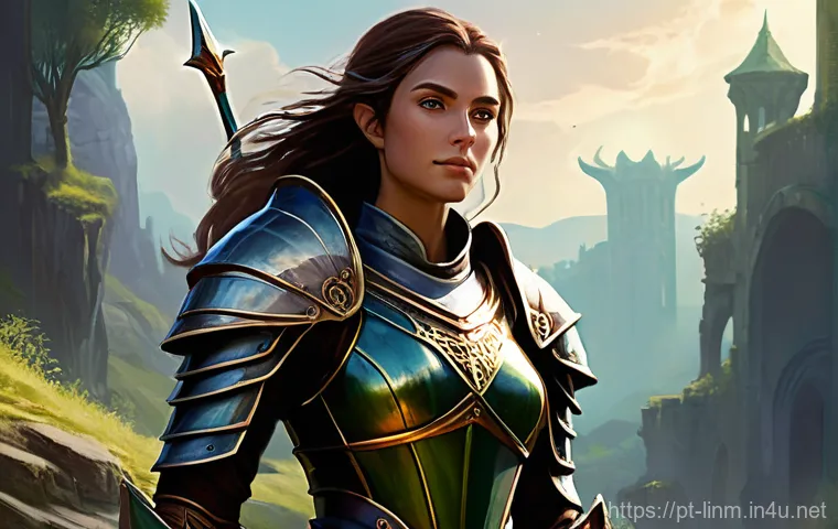 리니지M 신규 유저 혜택 - **Prompt 1: The Hero's First Step**
A vibrant, high-fantasy scene depicting a character selectio...