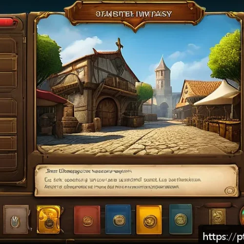 Home 17 리니지M 콘텐츠 분류 가이드 - A detailed fantasy game interface scene depicting a player organizing their inventory in LineageM. S...