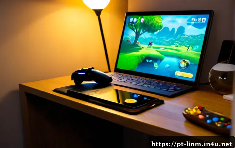 Home 17 리니지M 최고 경험치 보상 - Photorealistic Brazilian mobile gamer celebrating a maximum experience reward in a fantasy role-play...